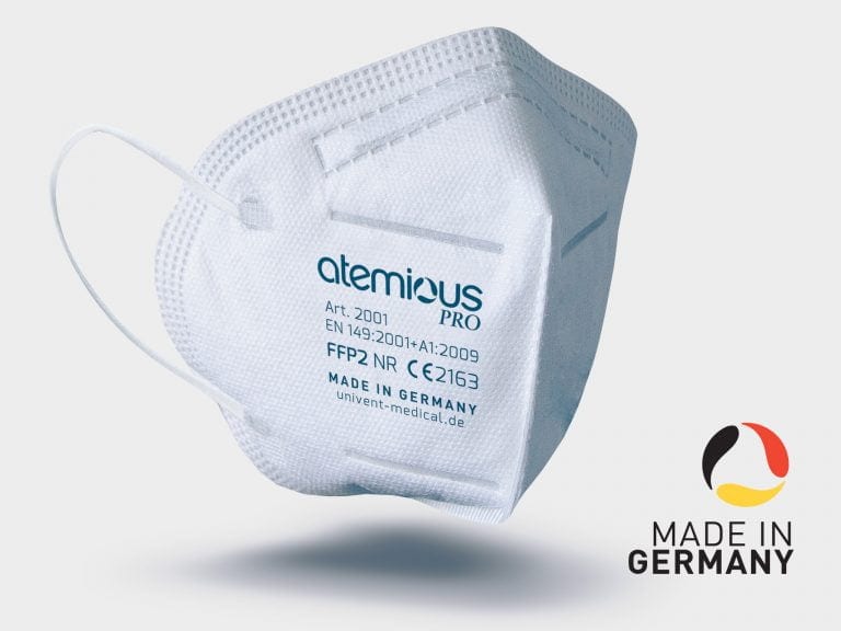 atemious pro ffp2 maske univent medical made in germany